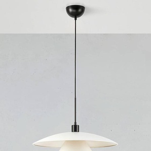 Pendelleuchte Millinge Ø 50cm Schwarz/Weiß Eisen, lackiert E14