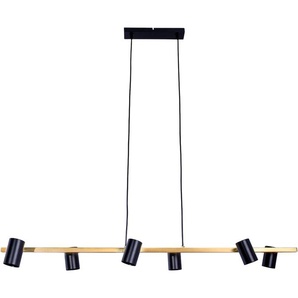 Pendelleuchte NÄVE Frida Lampen Gr. 6 flammig, Höhe: 120,00 cm, schwarz Pendelleuchten und Hängeleuchten