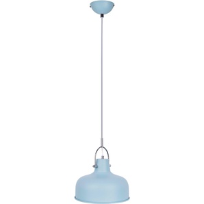 Pendelleuchte NINO LEUCHTEN ROMI Lampen Gr. 1 flammig, Ø 27,00 cm Höhe: 150,00 cm, blau Pendelleuchten und Hängeleuchten