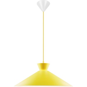 Pendelleuchte NORDLUX Dial Lampen Gr. Ø 45,00 cm Höhe: 17,50 cm, gelb Pendelleuchten und Hängeleuchten Nordische Schlichtheit mit klaren Linien, Dekorativer Uplight-Effekt