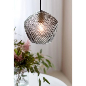 Pendelleuchte Orbiform I Ø 23cm Grau Glasart: Rauchglas Material: Glas, Metall Metallart: Stahl Oberfläche Metall: Gebürstet E27
