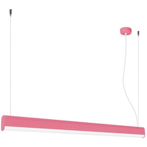 Pendelleuchte Pendelleuchte FARGE Rosa LED 4000K, LED fest integriert, Kaltweiß, Neutralweiß, Lichter ausschalten, Riemenverstellung