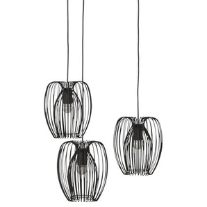 Pendelleuchte ¦ schwarz ¦ Maße (cm): H: 200 Ø: 50