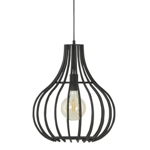 Pendelleuchte   ¦ schwarz ¦ Maße (cm): H: 50  Ø: 40