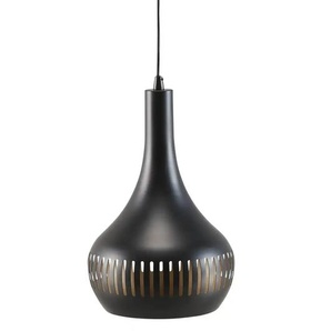 Pendelleuchte - schwarz - Materialmix - 140 cm - 25.0 | Möbel Kraft