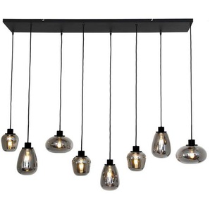 Xxxl Pendelleuchte, Schwarz, Metall, Glas, 30x20-180x145 cm, höhenverstellbar, Lampen & Leuchten, Innenbeleuchtung, Hängelampen, Pendelleuchten