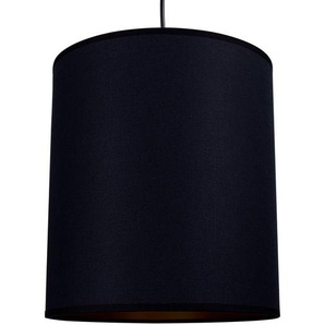 Pendelleuchte ¦ schwarz ¦ Stoff ¦ Maße (cm): B: 25 H: 108 T: 25
