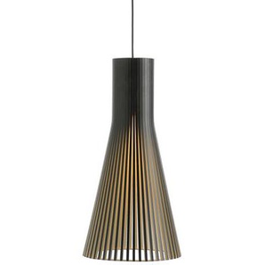 Pendelleuchte Secto L holz schwarz / Ø 30 cm - Secto Design - Schwarz