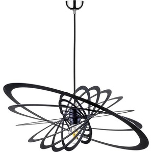 Pendelleuchte SPOT LIGHT Planet Lampen Gr. Ø 60,00 cm Höhe: 120,00 cm, schwarz Designerlampe Pendelleuchten und Hängeleuchten
