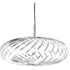 Pendelleuchte Spring Small silber metall / Ø 56 bis 60 cm - Veränderbar - Tom Dixon - Metall