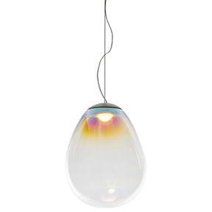 Pendelleuchte Stellar Nebula glas transparent / LED - Ø 22 cm / Irisierendes Glas - Artemide - Transparent