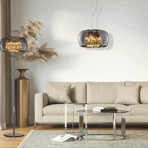 Pendelleuchte Vapore Ø 40cm Silber Hauptmaterial: Metall Sekundärmaterial Glas G9