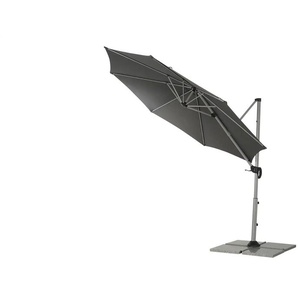 Pendelschirm Ø 300 cm Derby Sun - grau - Materialmix - 244 cm - 300.0 | Möbel Kraft