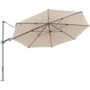 Pendular Ampelschirm ø 340 cm rund Sonnenschirm Pendelschirm 5 Farbvarianten Natur 040 - Knirps