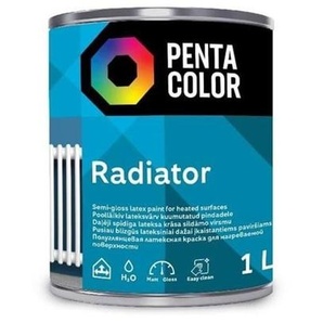 PENTACOLOR HEAT RESISTANT PAINT PENTA RADIATOR 1L