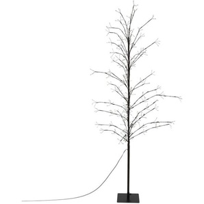 Peragashop - ecd Germany LED-Baum 180 cm mit 480 warmweißen LEDs, Lichterbaum mit Timer, Leuchtbaum Innen & Außen IP44, Beleuchteter Dekobaum, Baum