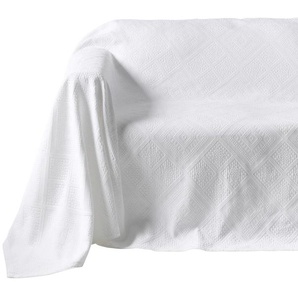 Tagesdecke PEREIRA DA CHUNA WITT-PBK-Tagesdecken-temporär Gr. B/L: 330 cm x 250 cm, weiß Tagesdecken