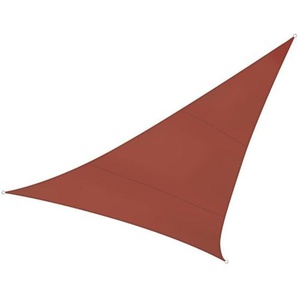 Perel - sonnensegel - dreieckig - 5 x 5 m x 5 m - farbe: terracotta