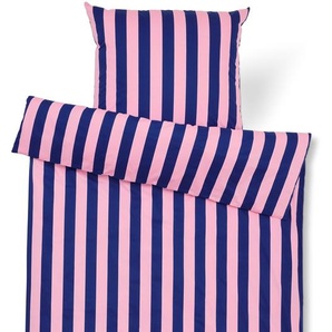 Perkal-Bettwäsche, blau, Übergröße