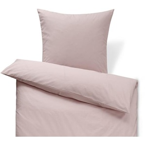 Perkal-Bettwäsche, rosé, Übergröße