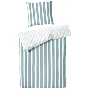 Perkal Bettwäsche-Set - grün - Materialmix - 200 cm - 1 cm | Möbel Kraft