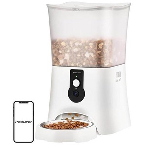 Petsuper PF01-2 WiFi 5L smart food dispenser with camera white