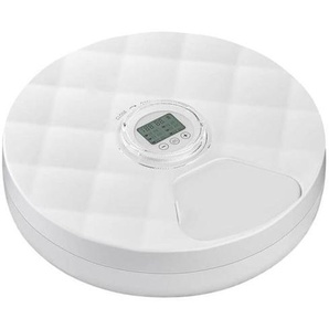 PetWant F19L-B automatic 6-chamber feed dispenser white