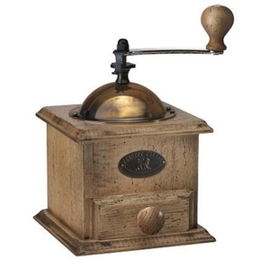 Peugeot Antique coffee mill wood matte antique