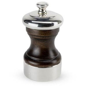 Peugeot Palace salt Grinder Brown  Silver Plated 10cm