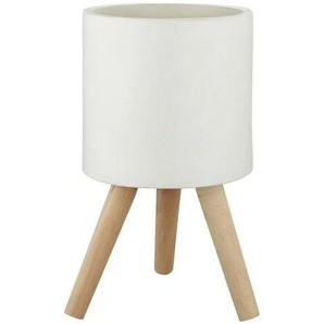 Pflanzgefäß - weiß - Massivholz,Magnesia - 26 cm - 25.0 | Möbel Kraft