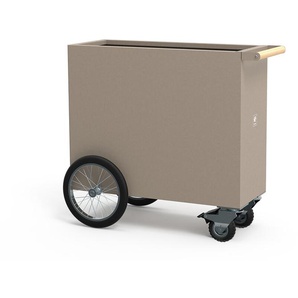 Pflanztrolley Divider Cube Herstera braun, Designer Herstera Garden, 80/100x100x40 cm