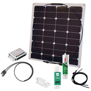 PHAESUN Solaranlage Energy Generation Kit, Flex Rise 60 W Solarmodule blau (dunkelblau) Solartechnik