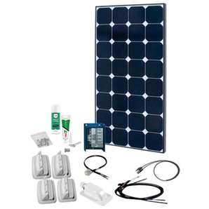 PHAESUN Solaranlage SPR Caravan Kit, Solar Peak LR1218 120 W Solarmodule schwarz-weiß (schwarz, weiß) Solartechnik