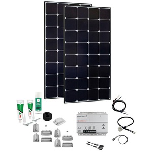 PHAESUN Solaranlage SPR Caravan Kit, Solar Peak MPPT Duo 240W Solarmodule schwarz-weiß (schwarz, weiß) Solartechnik