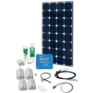 PHAESUN Solaranlage SPR Caravan Kit, Solar Peak MPPT SMS15 120 W Solarmodule schwarz-weiß (schwarz, weiß) Solartechnik