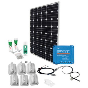 PHAESUN Solaranlage SPR Caravan Kit, Solar Peak MPPT SMS15 170 W Solarmodule silberfarben (silber, weiß) Solartechnik