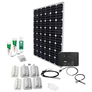 PHAESUN Solaranlage SPR Caravan Kit, Solar Peak SOL101 170 W Solarmodule silberfarben (silber, weiß) Solartechnik