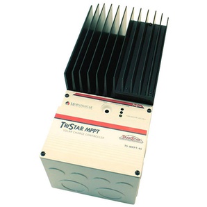 MORNINGSTAR Solarladeregler Morningstar TS-MPPT-45 Spannungsregler Leistung maximal in Watt: 600 1200 2400 schwarz-weiß (weiß, schwarz) Solartechnik