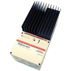 MORNINGSTAR Solarladeregler Morningstar TS-MPPT-60 Spannungsregler Leistung maximal in Watt: 800 1600 3200 schwarz-weiß (weiß, schwarz) Solartechnik