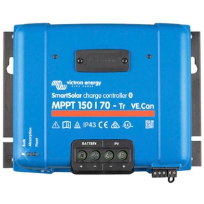 VICTRON ENERGY Solarladeregler MPPT Victron SmartSolar 150/70-Tr VE.Can Spannungsregler Leistung maximal in Watt: 1000 2000 3000 4000 bunt (schwarz, blau) Solartechnik