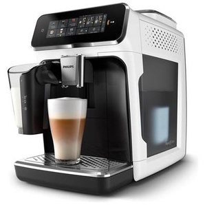 Philips 3300 series EP3343 - automatic coffee machine with milk frother - 15 bar - whiteshiny black