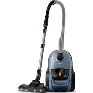 PHILIPS Bodenstaubsauger Performer Silent 7000 series FC8787/09 Staubsauger blau (eisblau) Bodenstaubsauger
