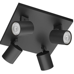 Philips Runner platespiral black 4x20W 230V