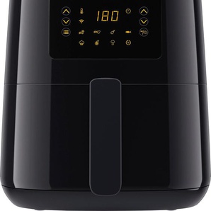 PHILIPS Heissluftfritteuse HD9255/90 Airfryer Essential Connected Fritteusen Rapid Air Heißlufttechnologie, digitales Display, mit W-Lan schwarz Heißluftfritteusen