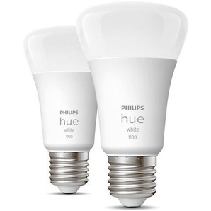 Philips HUE Led-Leuchtmittel, Weiß, Kunststoff, 9,5 W, 11 cm, Lampen & Leuchten, Innenbeleuchtung, Smart Lights, Smarte Glühbirnen