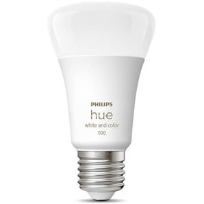 Philips HUE Led-Leuchtmittel White & Color Ambiance , Weiß , Kunststoff , E27 , 9 W , 11 cm , LED Beleuchtung, LED Leuchtmittel