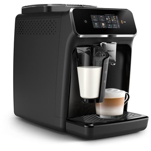 PHILIPS Kaffeevollautomat EP2331/10 2300 Series Kaffeevollautomaten 4 Kaffeespezialitäten, mit LatteGo-Milchsystem, Klavierlack-Schwarz schwarz (klavierlack, schwarz) Kaffeevollautomat