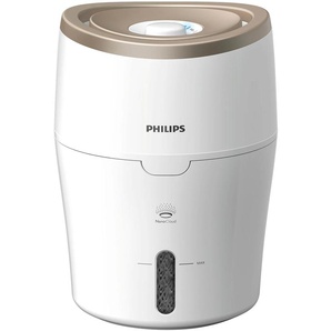 PHILIPS Luftbefeuchter HU4811/10 2000 Serie für 38 m² Räume, mit NanoCloud-Technologie goldfarben (weiß, goldfarben) Luftbefeuchter Luftreiniger
