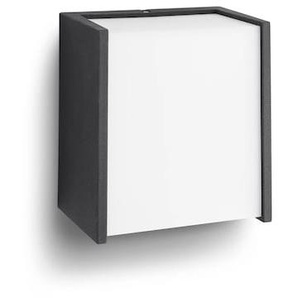 Philips myGarden LED Wandleuchte Macaw 173023016, 270lm, Schwarz 915004435001