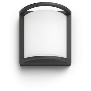 Philips Outdoor Ultra-Efficient Samondra Wandleuchte 3.8W, 2700 Kelvin anthrazit 8720169276864
